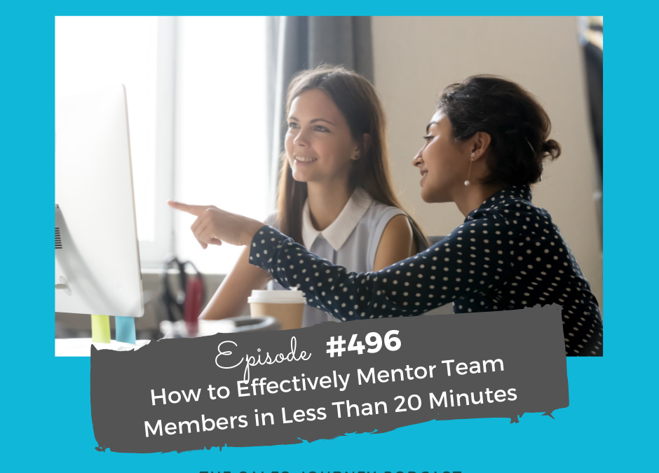 How to Effectively Mentor Team Members in Less Than 20 Minutes # 496