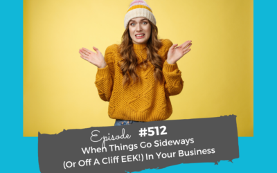 When Things Go Sideways (Or Off A Cliff EEK!) In Your Business #512